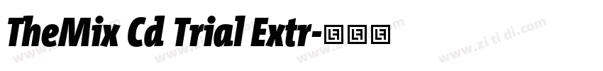 TheMix Cd Trial Extr字体转换